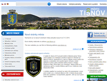 Tablet Screenshot of old.tisnov.cz