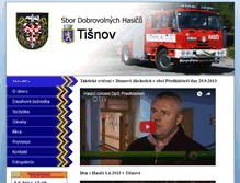 Tablet Screenshot of hasici.tisnov.cz